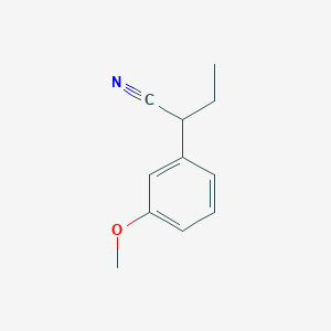 2-(3-Methoxy-phenyl)-butyronitrile