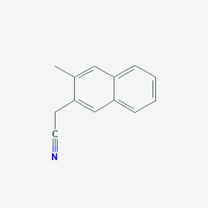 molecular formula C13H11N B8563933 (3-Methyl-2-naphthalenyl)acetonitrile 