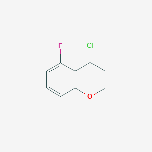 molecular formula C9H8ClFO B8563988 4-Chloro-5-fluorochromane 