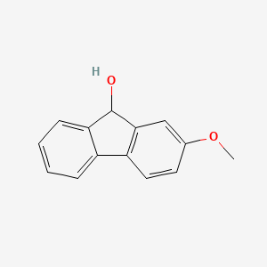 molecular formula C14H12O2 B8564008 2-Methoxy-9H-fluoren-9-OL CAS No. 92254-10-9