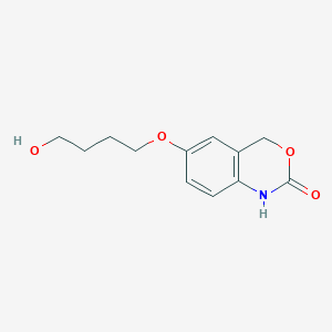 6-(4-Hydroxybutoxy)-1,4-dihydro-2H-3,1-benzoxazin-2-one