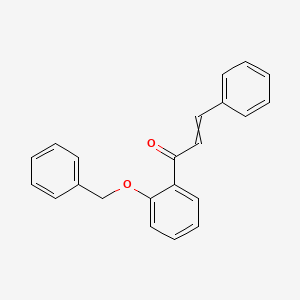 molecular formula C22H18O2 B8564013 1-(2-Benzyloxyphenyl)-3-phenylprop-2-en-1-one 