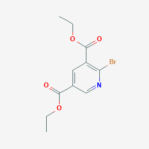 molecular formula C11H12BrNO4 B8564016 Diethyl 2-bromopyridine-3,5-dicarboxylate 
