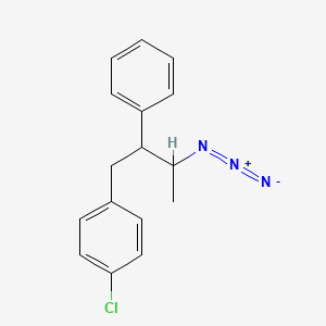 B8564020 1-(3-Azido-2-phenylbutyl)-4-chlorobenzene CAS No. 605679-92-3