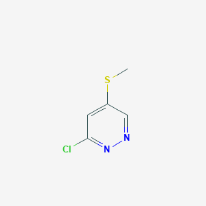 Pyridazine, 3-chloro-5-(methylthio)-