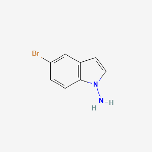 molecular formula C8H7BrN2 B8564034 5-Bromoindol-1-ylamine 