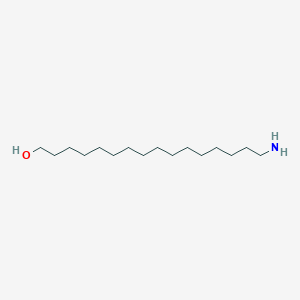 molecular formula C16H35NO B8564035 16-Aminohexadecan-1-ol CAS No. 50602-69-2