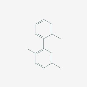 molecular formula C15H16 B8564140 2,5-Dimethyl-2'-methylbiphenyl CAS No. 76708-72-0