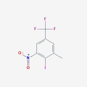 molecular formula C8H5F3INO2 B8564154 2-methyl-4-trifluoromethyl-6-nitro-phenyl Iodide 