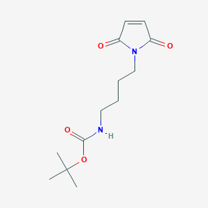 molecular formula C13H20N2O4 B8564190 1-(4-N-Boc-aminobutyl)-1H-pyrrole-2,5-dione 