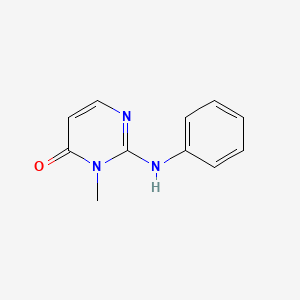 3-methyl-2-(phenylamino)pyrimidin-4(3H)-one