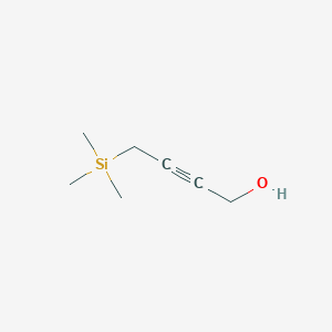 molecular formula C7H14OSi B8564361 4-(Trimethylsilyl)-2-butynol 