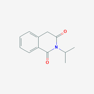 molecular formula C12H13NO2 B8564396 2-Isopropylisoquinoline-1,3 (2H, 4H)-dione 