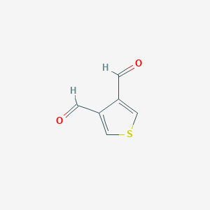 molecular formula C6H4O2S B085644 噻吩-3,4-二甲醛 CAS No. 1073-31-0
