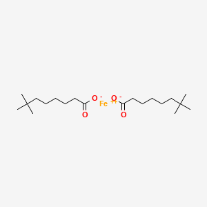 molecular formula C20H38FeO4 B8564430 Iron(2+) neodecanoate CAS No. 90342-31-7
