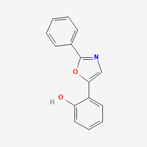 Phenol, 2-(2-phenyl-5-oxazolyl)-