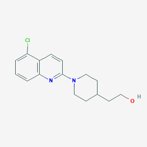 2-[1-(5-Chloro-2-quinolyl)-4-piperidyl]ethanol