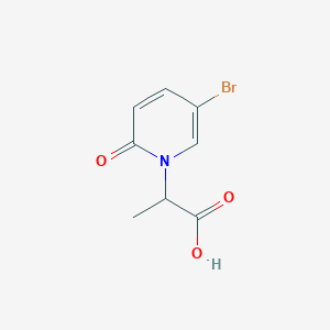 2-(5-Bromo-2-oxopyridin-1(2H)-yl)propanoic acid