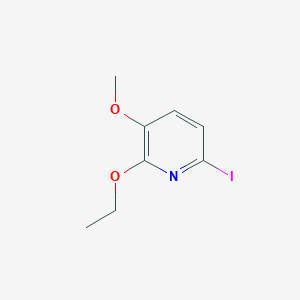 molecular formula C8H10INO2 B8564628 2-Ethoxy-6-iodo-3-methoxypyridine 