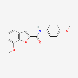 7-methoxy-N-(4-methoxyphenyl)benzofuran-2-carboxamide