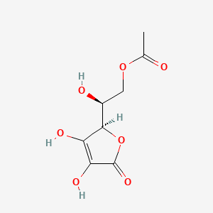 molecular formula C8H10O7 B8564682 6-O-Acetylascorbic acid CAS No. 20229-76-9
