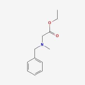 molecular formula C12H17NO2 B8564695 Methylbenzylaminoacetic acid ethyl ester 