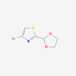 4-Bromo-2-(1,3-dioxolan-2-yl)thiazole
