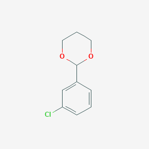 B8564729 2-(3-Chlorophenyl)-1,3-dioxane CAS No. 61568-52-3