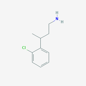 3-Methyl-3-(2-chlorophenyl)propylamine