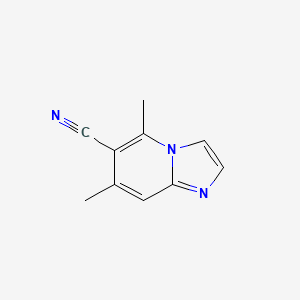 5,7-Dimethyl-imidazo[1,2-a]pyridine-6-carbonitrile