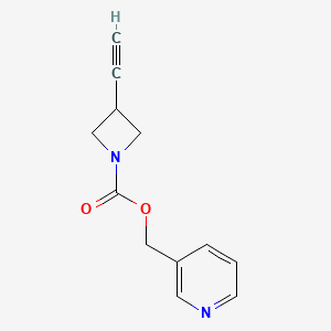 Pyridin-3-ylmethyl 3-ethynylazetidine-1-carboxylate