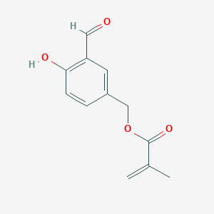 (3-Formyl-4-hydroxyphenyl)methyl 2-methylprop-2-enoate