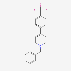 B8564926 1-Benzyl-4-[4-(trifluoromethyl)phenyl]-1,2,3,6-tetrahydropyridine CAS No. 681482-24-6