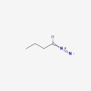 molecular formula C4H8N2 B8564932 1-Diazobutane CAS No. 764-43-2