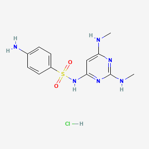 molecular formula C12H17ClN6O2S B8564960 Ro 04-6790 dihydrochloride CAS No. 202466-89-5