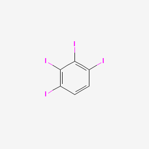 molecular formula C6H2I4 B8564962 1,2,3,4-Tetraiodobenzene CAS No. 634-68-4