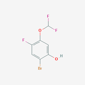 2-Bromo-5-(1,1-difluoro-methoxy)-4-fluoro-phenol