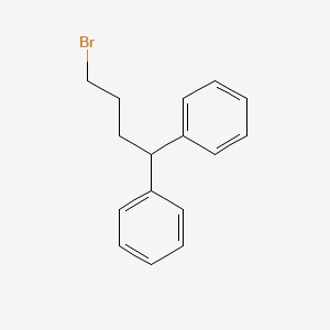 molecular formula C16H17Br B8565010 1,1-Diphenyl-4-bromobutane CAS No. 36265-55-1