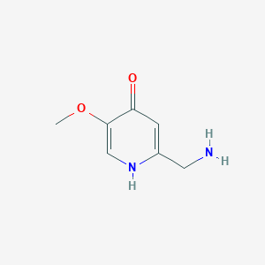 molecular formula C7H10N2O2 B8565020 2-Aminomethyl-5-methoxy-pyridin-4-ol 