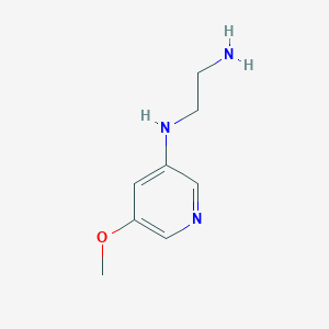 molecular formula C8H13N3O B8565031 N-(5-Methoxy-3-pyridyl)-ethylenediamine 