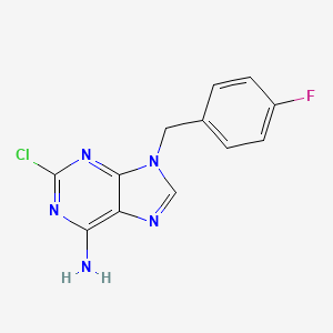 6-Amino-2-chloro-9-(4-fluorobenzyl)purine