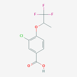 Benzoic acid, 3-chloro-4-(2,2,2-trifluoro-1-methylethoxy)-