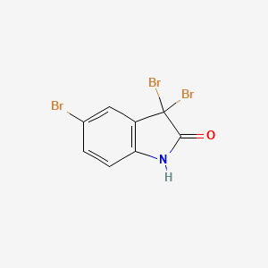 molecular formula C8H4Br3NO B8565123 3,3,5-Tribromooxindole 