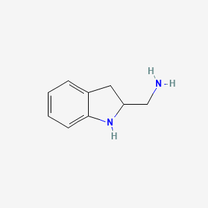 molecular formula C9H12N2 B8565128 2-Aminomethylindoline 