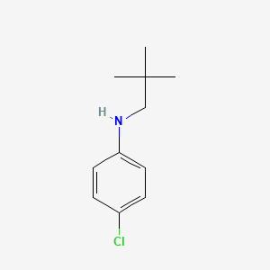 molecular formula C11H16ClN B8565143 (4-Chloro-phenyl)-(neopentyl)-amine 