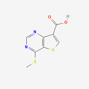 4-(Methylthio)thieno[3,2-d]pyrimidine-7-carboxylic acid