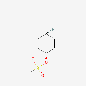 molecular formula C11H22O3S B8565226 Methanesulfonic acid 4-tert-butyl-cyclohexyl ester 