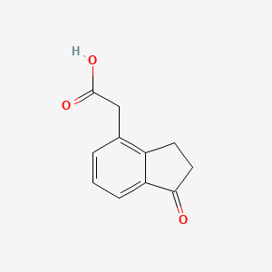 (1-Oxoindan-4-yl)acetic acid