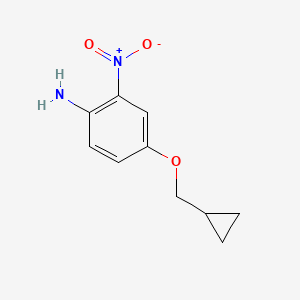 4-(Cyclopropylmethoxy)-2-nitroaniline