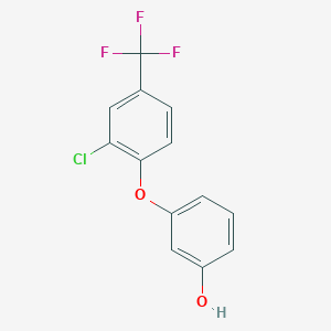 3-[2-Chloro-4-(trifluoromethyl)phenoxy]phenol